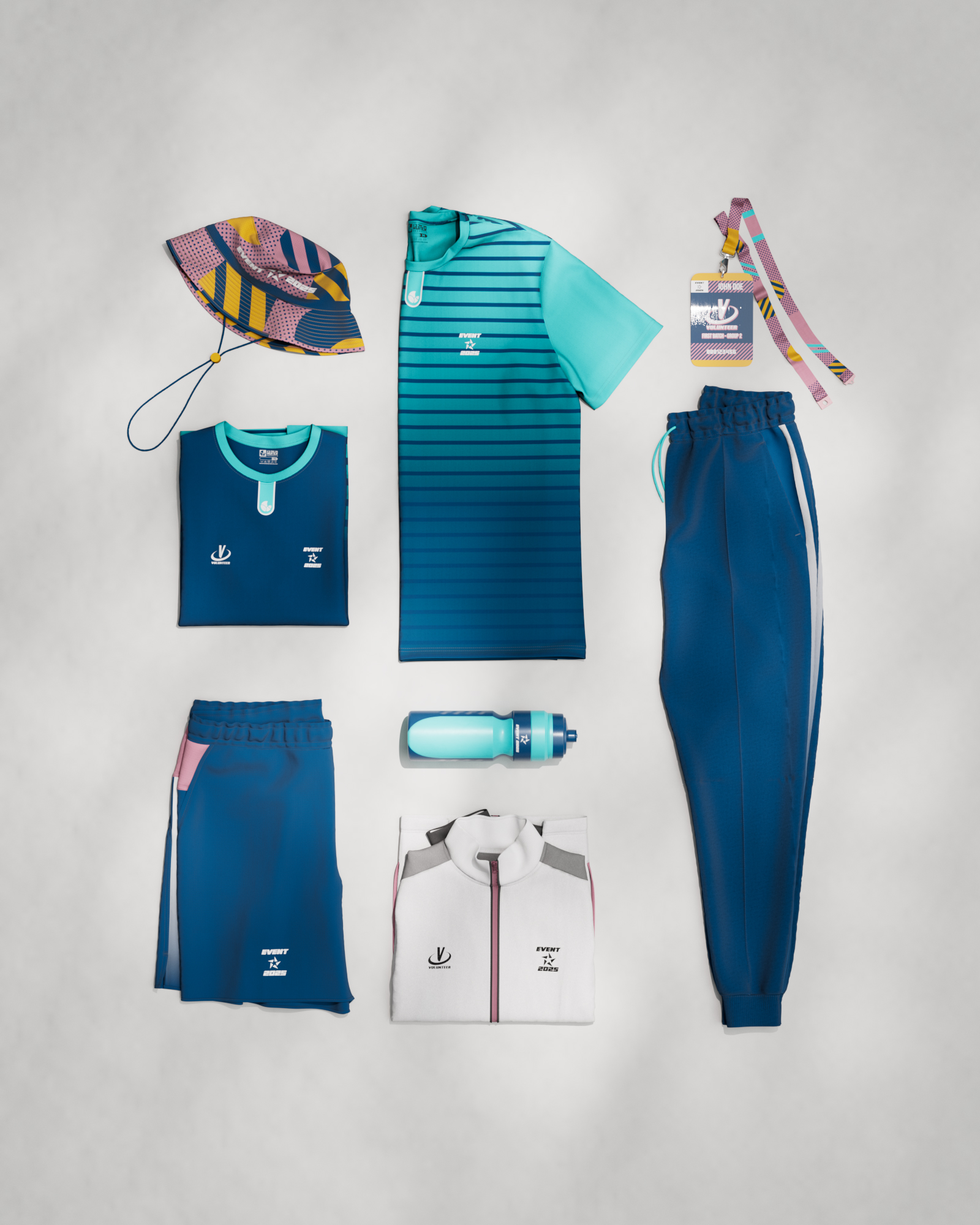 Customized volunteer t-shirt designed with Hutter Products’ 3D configurator