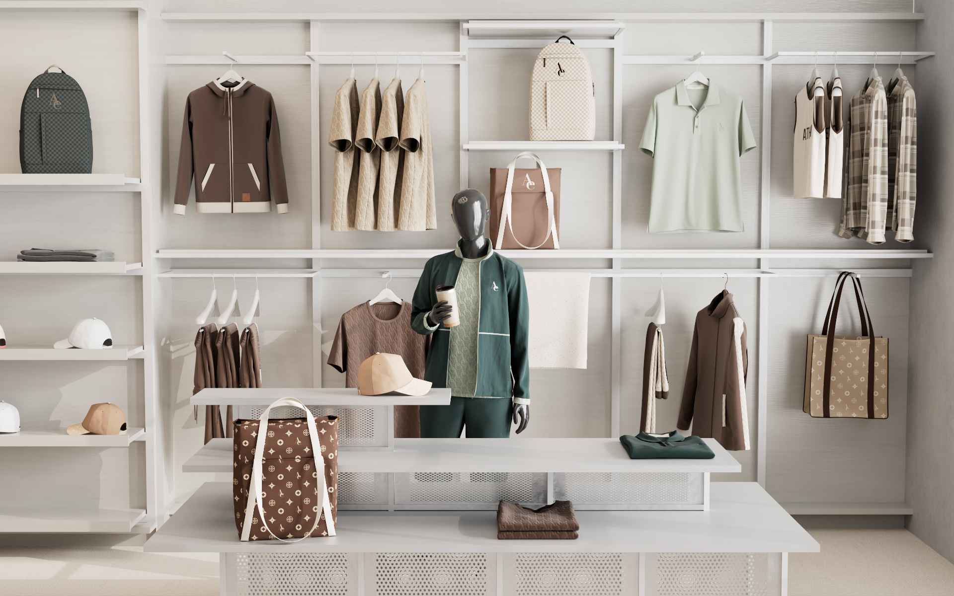 Custom merchandise designed with Hutter Products’ 3D configurator